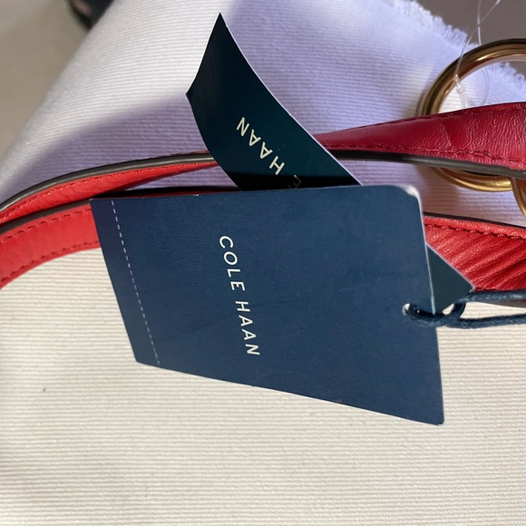 NWT COACH TOTE with Dust Bag    JULIANNE TOTE   AURA ORANGE   Gold tone metal - Picture 8 of 16